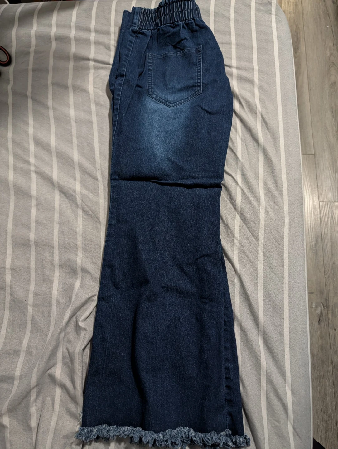 Imported High-Rise Distressed Bootcut Jeans - photo 2