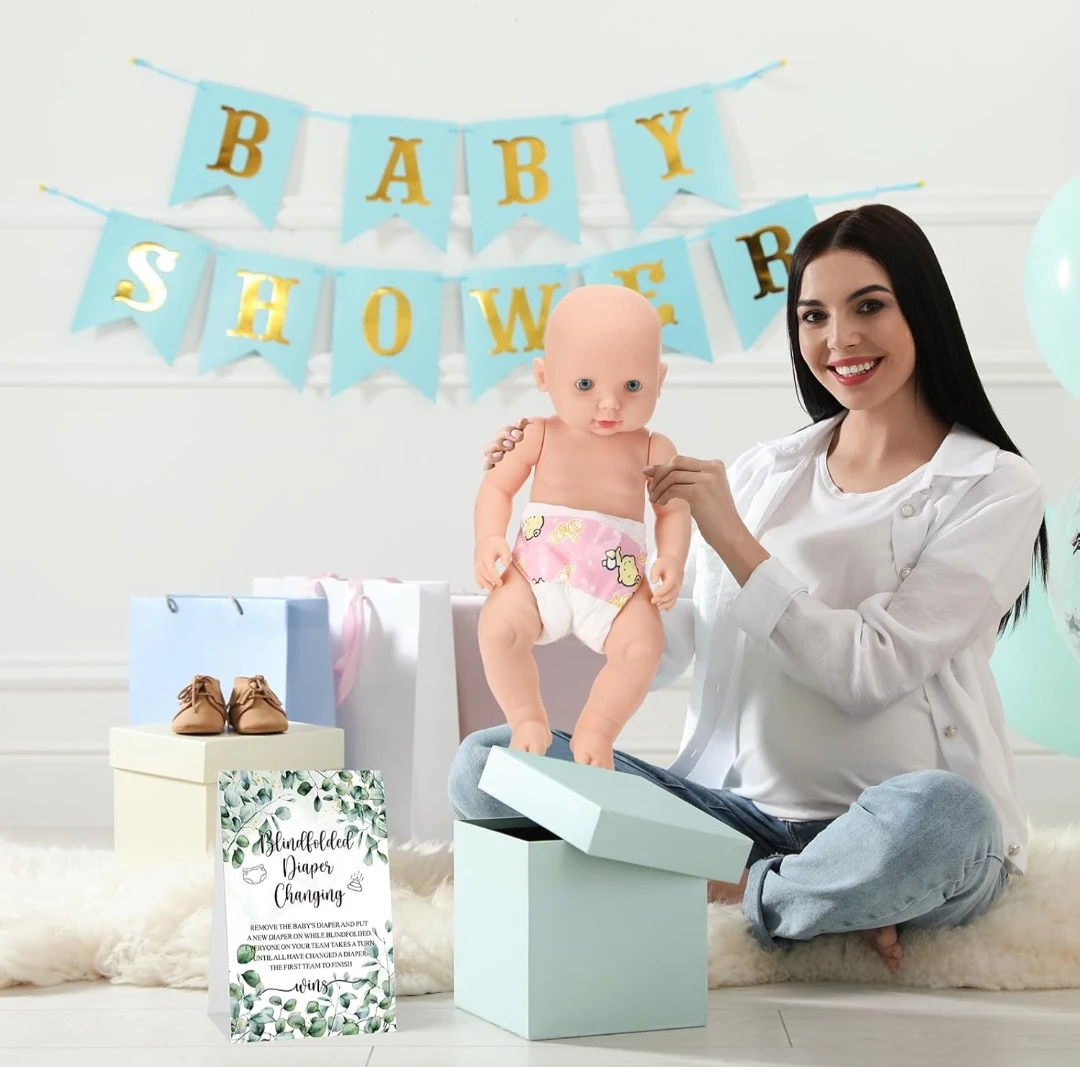 Baby Shower Blindfolded Diaper Changing Game Kit - photo 2