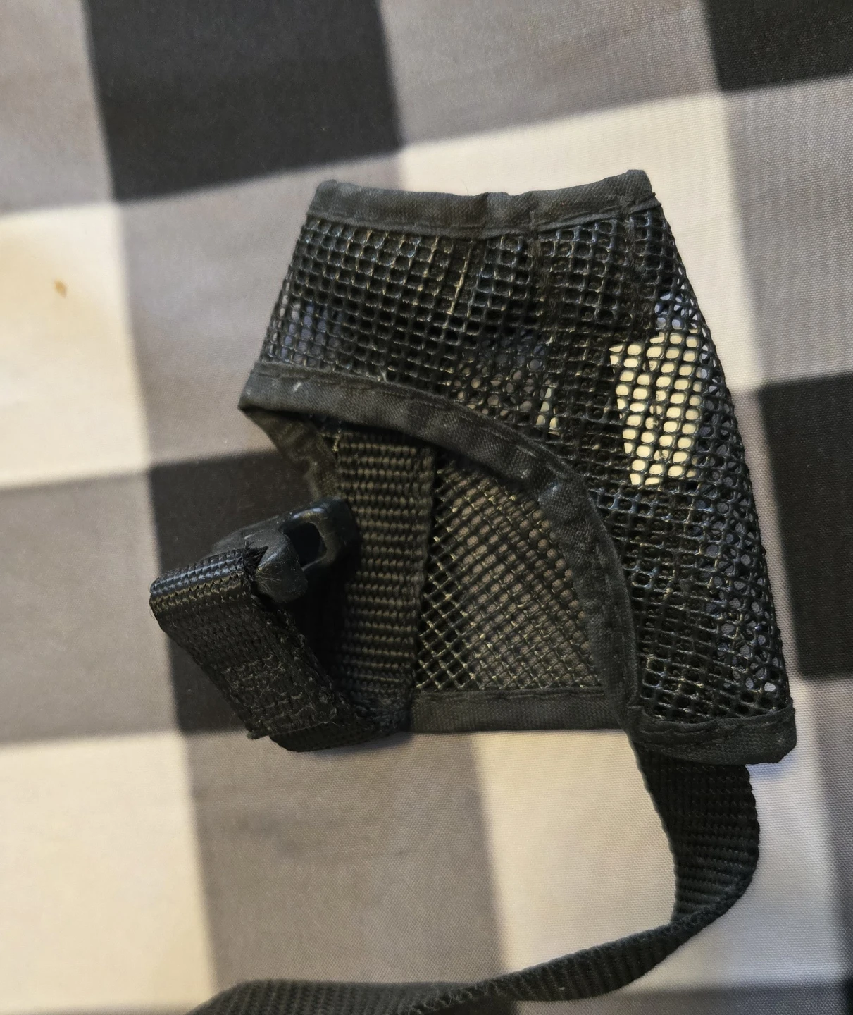 Black Mesh Dog Muzzle Size 01