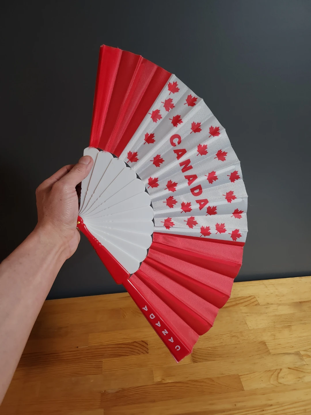 Red Canada Maple Leaf Fan