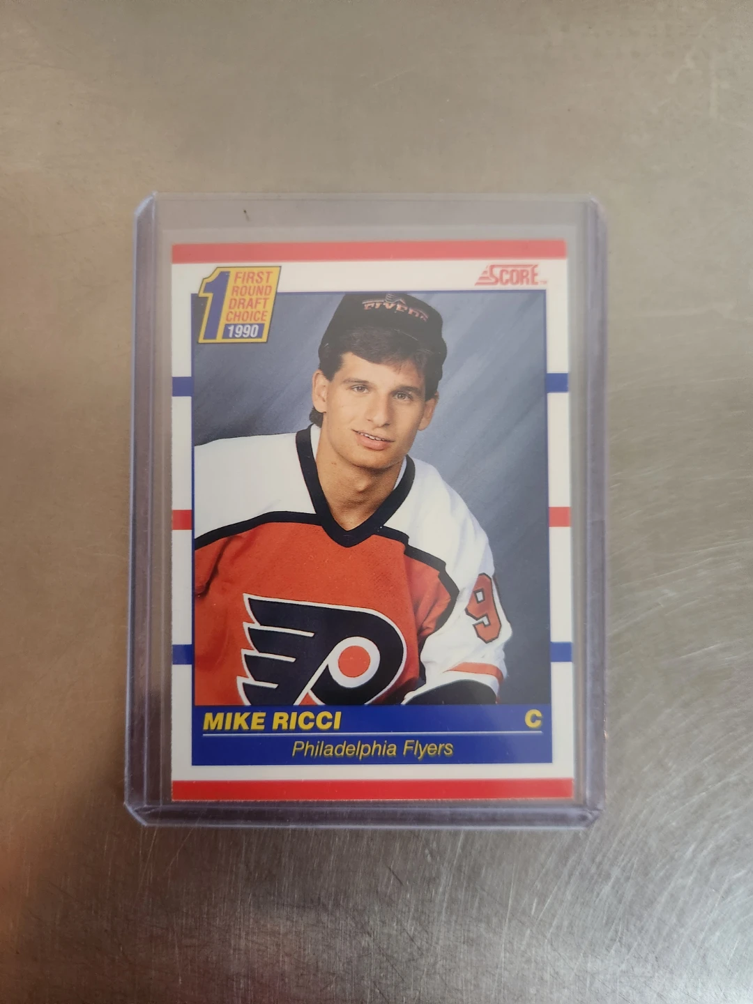 1990 Score Mike Ricci Hockey Card - Philadelphia Flyers