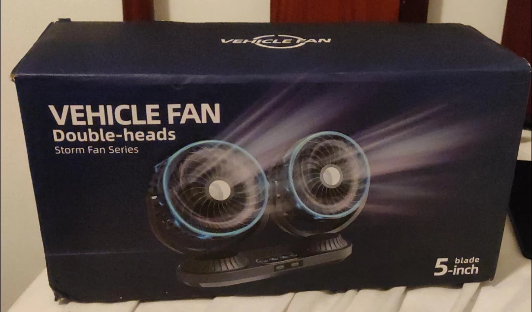 Vehicle Fan Double-Heads Storm Fan Series 5-inch Blade