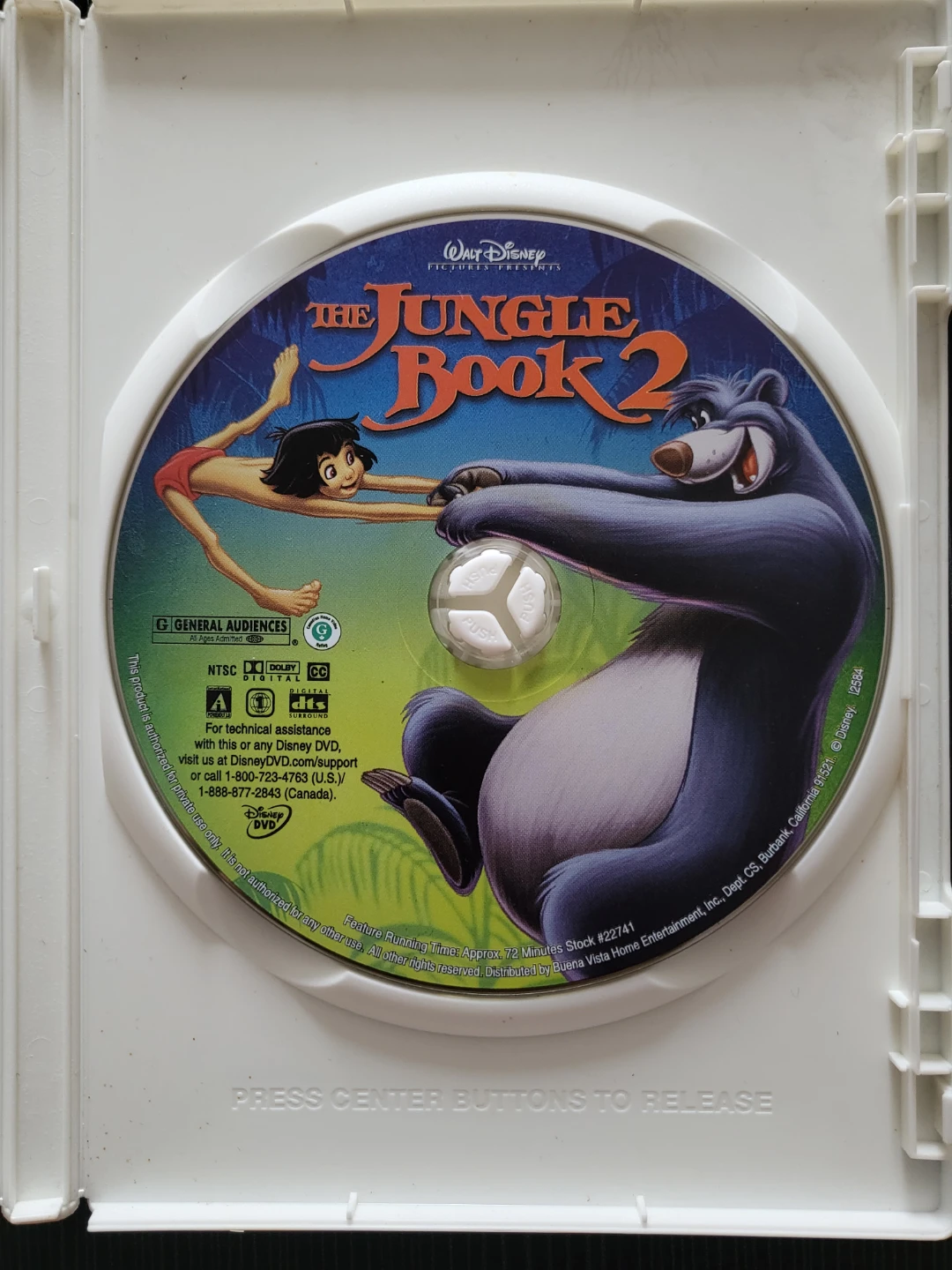 Walt Disney's The Jungle Book 2 DVD - photo 3