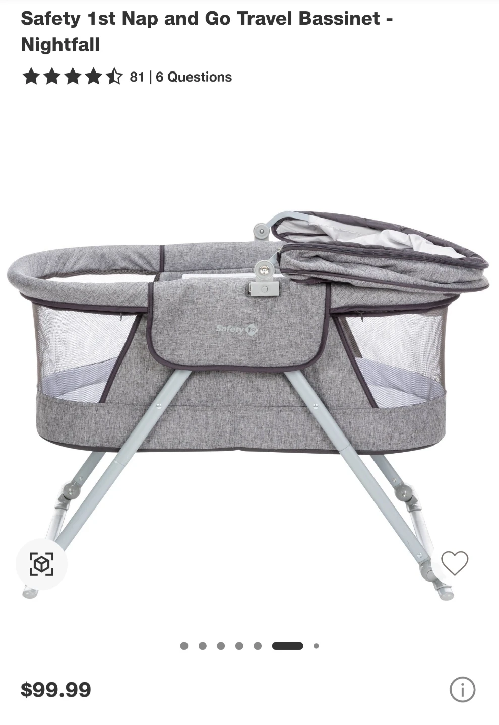 Safety 1st Baby Portable Nap And Go