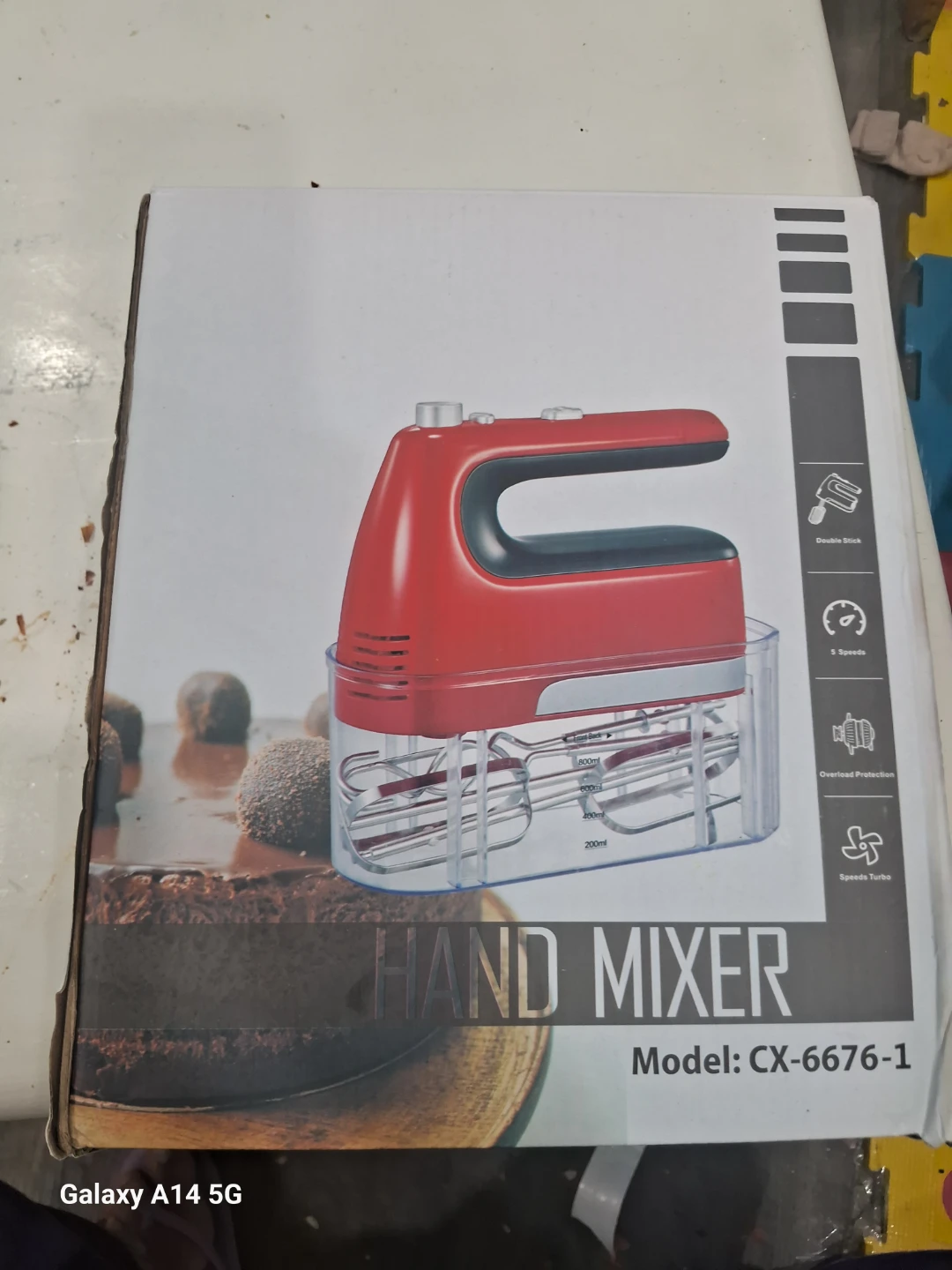 Hand Mixer Model CX-6676-1