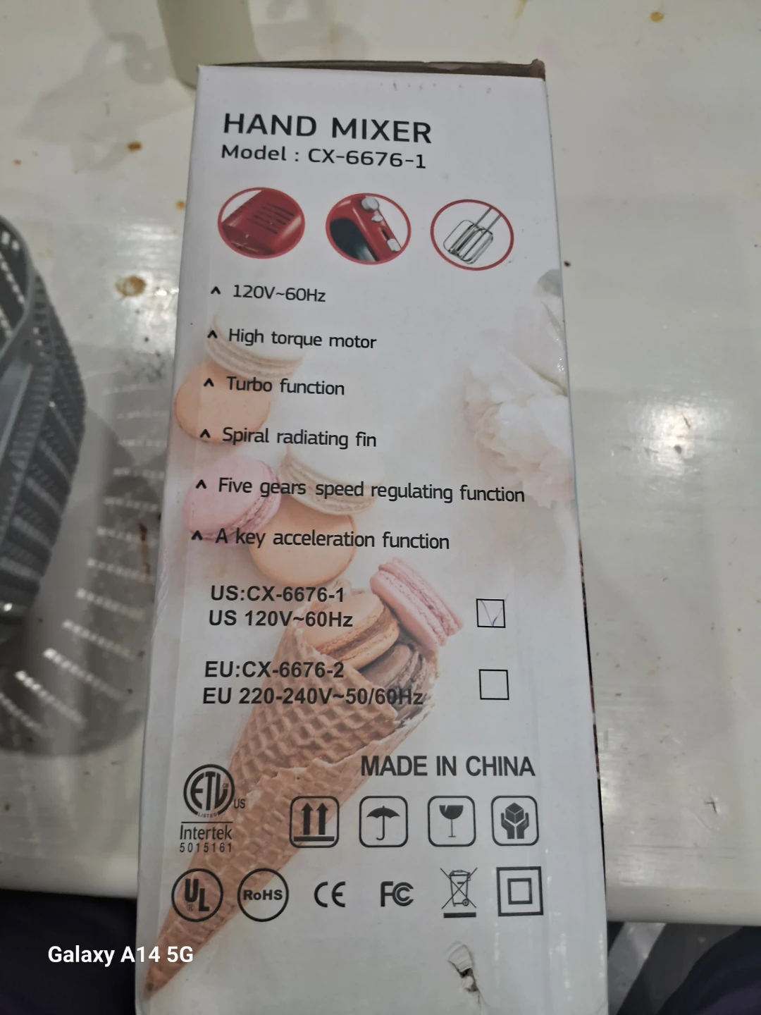 Hand Mixer Model CX-6676-1 - photo 2