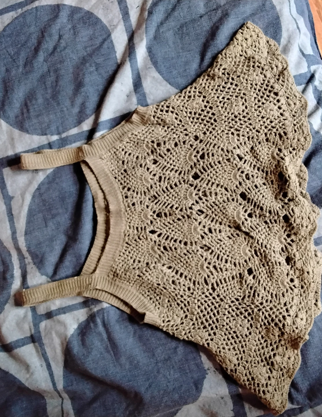 Aeropostale Crochet Knit Tank Top