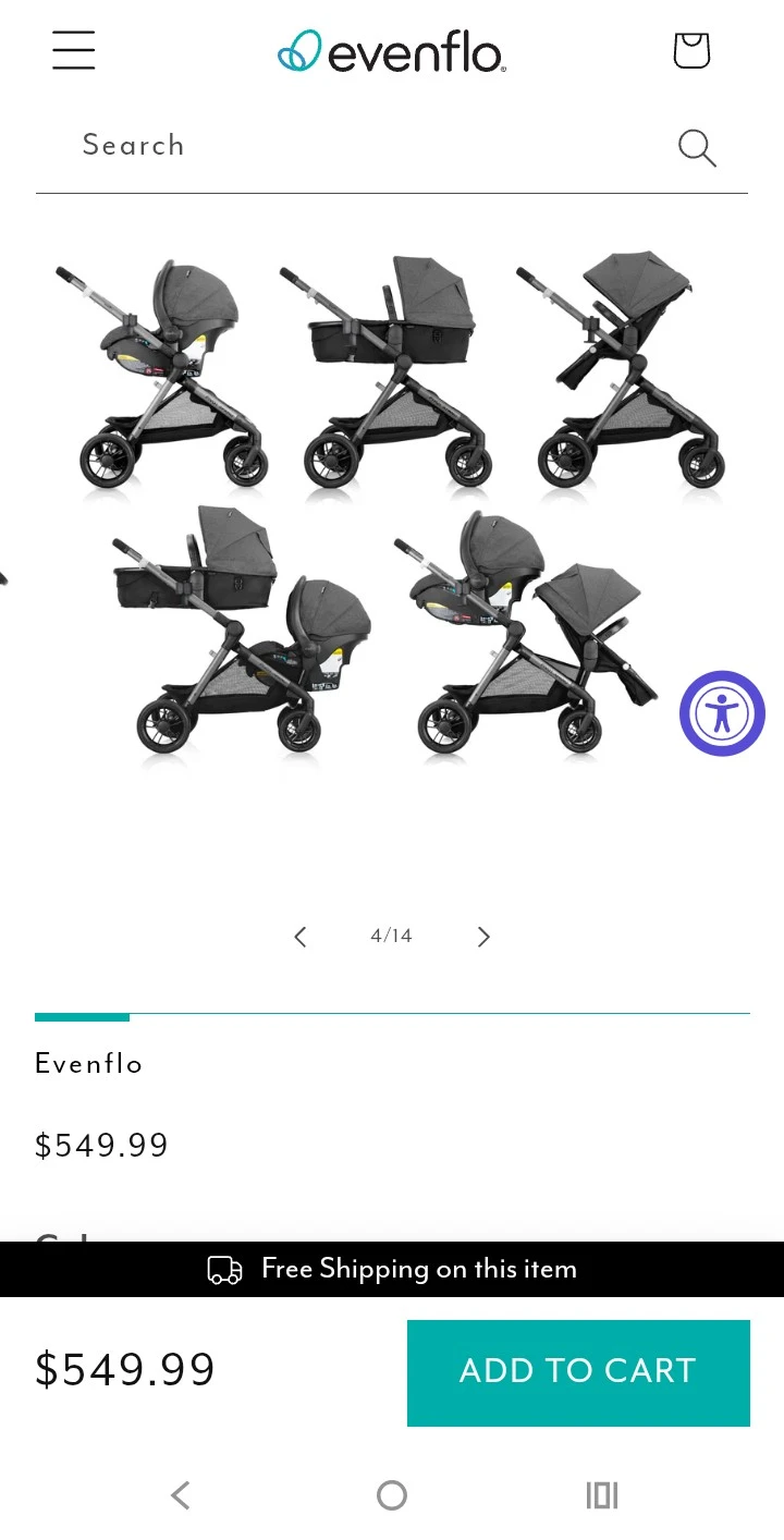 Evenflo Stroller and Car Seat System