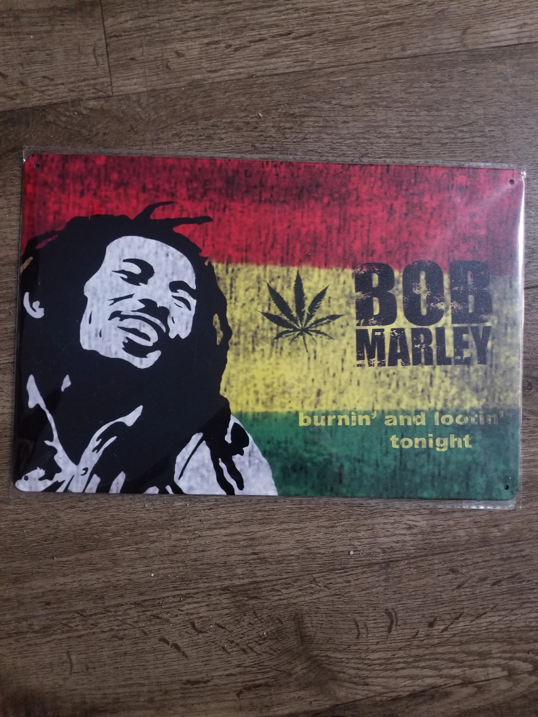Bob Marley Metal Sign