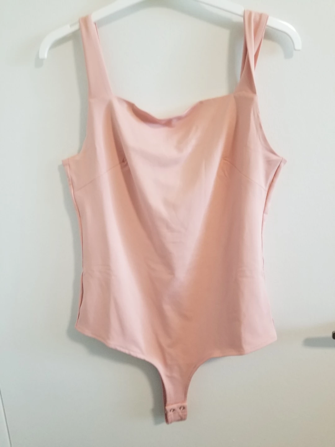 ReoRia Pink Square Neck Bodysuit - Size L