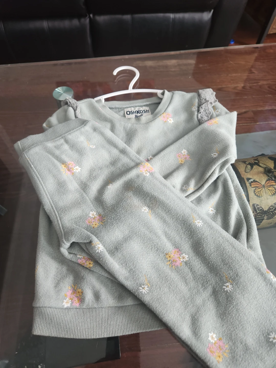 OshKosh B'gosh Baby Girls Sweatshirt and Pants Set