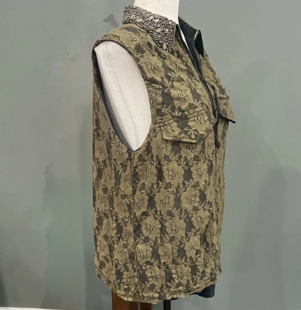 Diesal Women's Embellished Lace Vest - photo 4