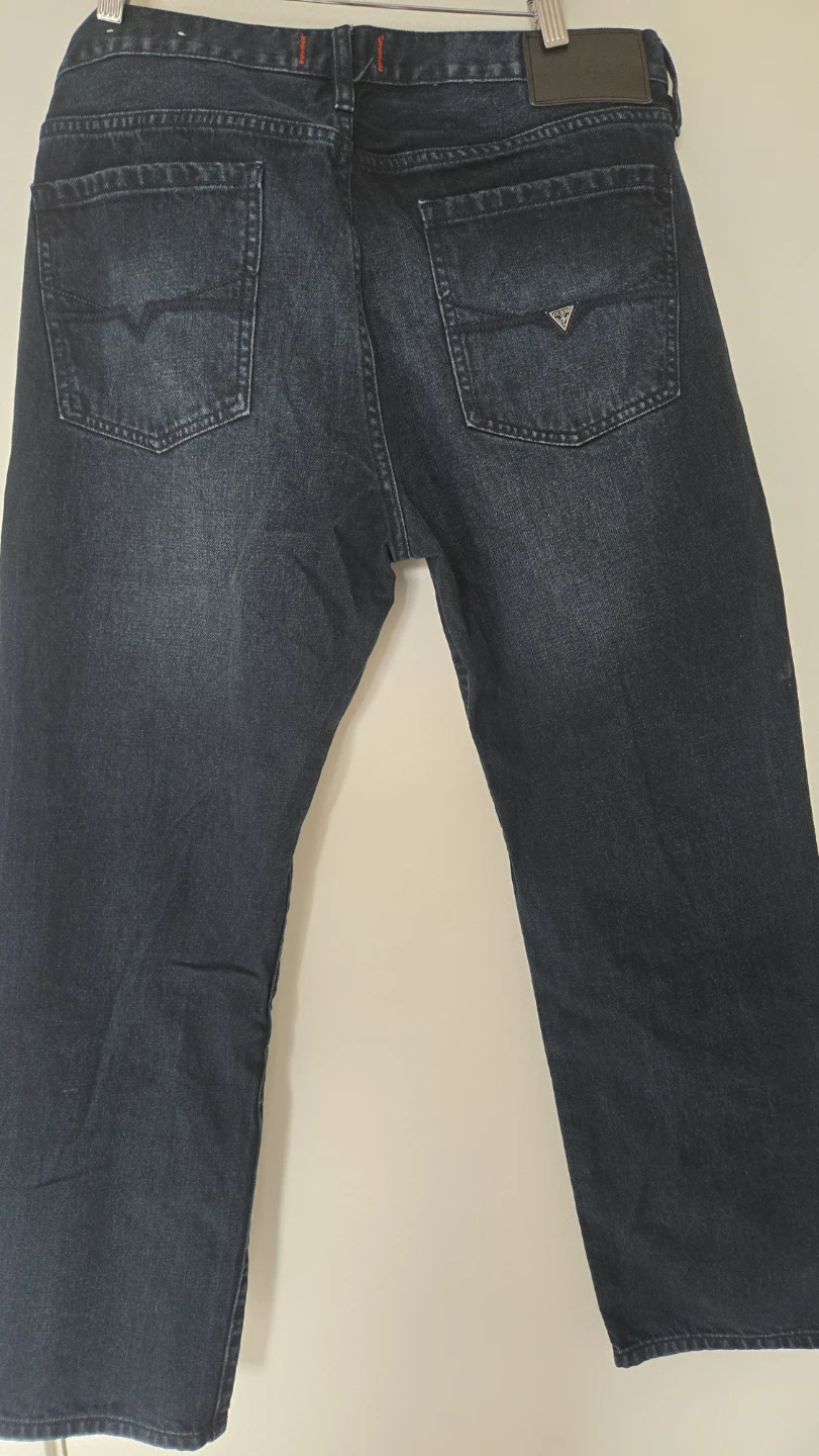 Guess Regular Straight Fit Dark Wash Jeans - photo 2