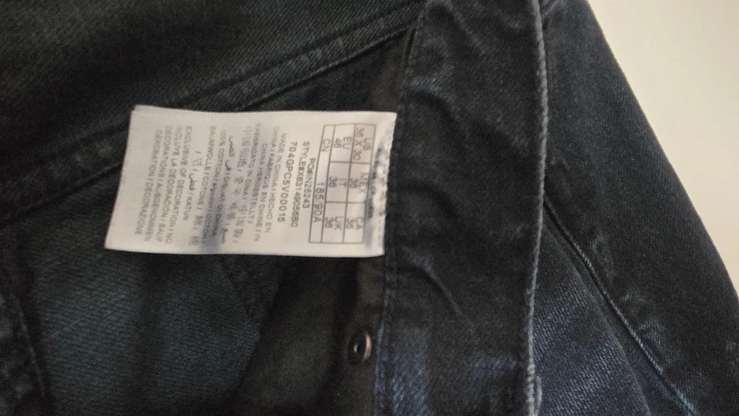 Guess Regular Straight Fit Dark Wash Jeans - photo 5