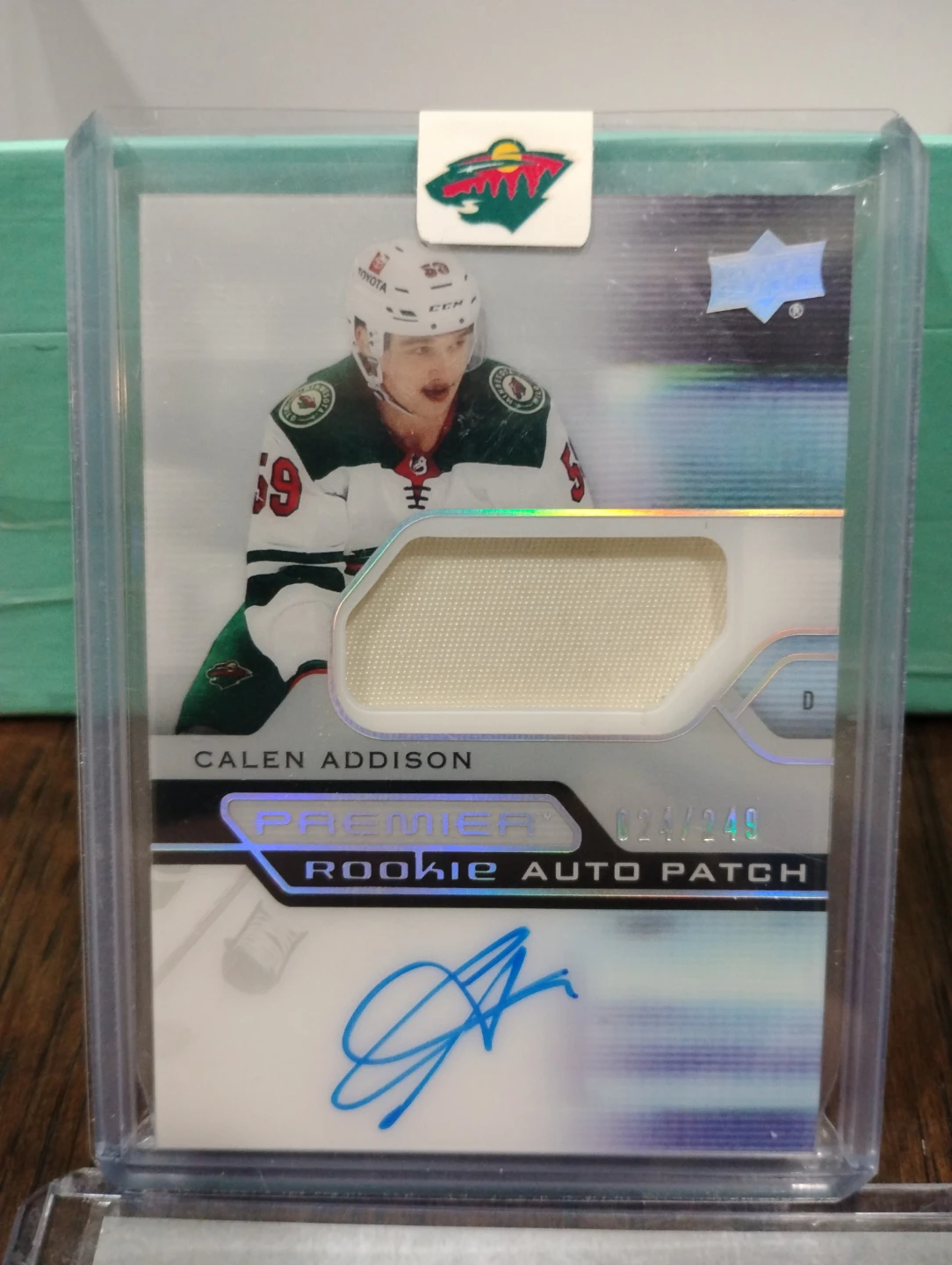 🥕Calen Addison 2021-2 Upper Deck Premier Rookie Auto Patch