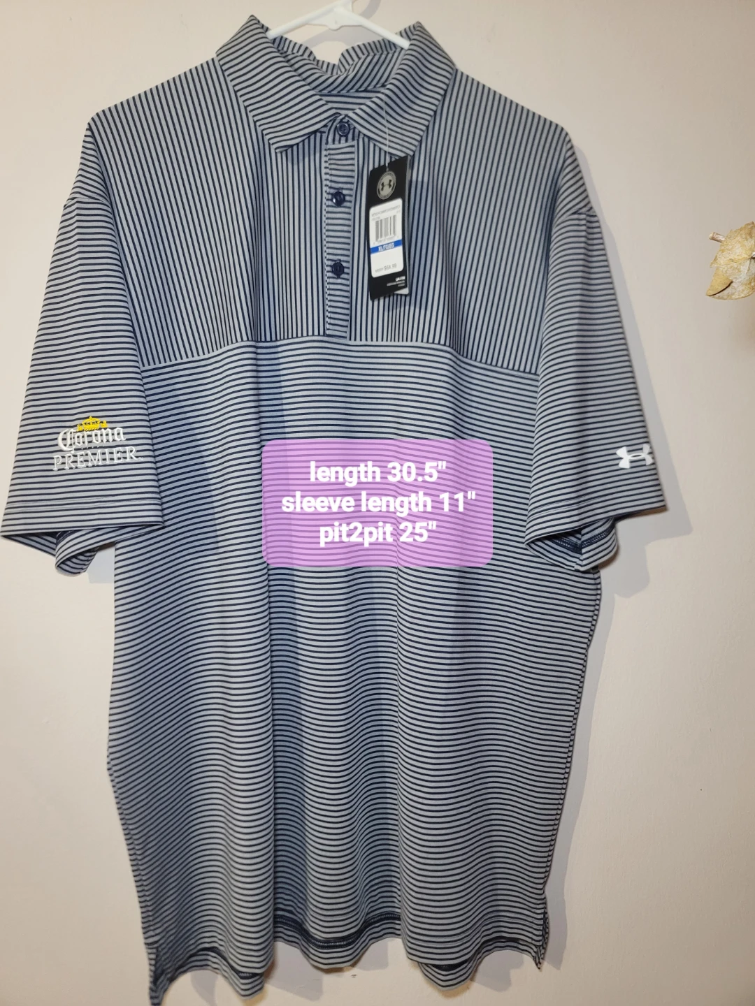Under Armour Corona Premier Golf Polo Shirt XL - photo 3