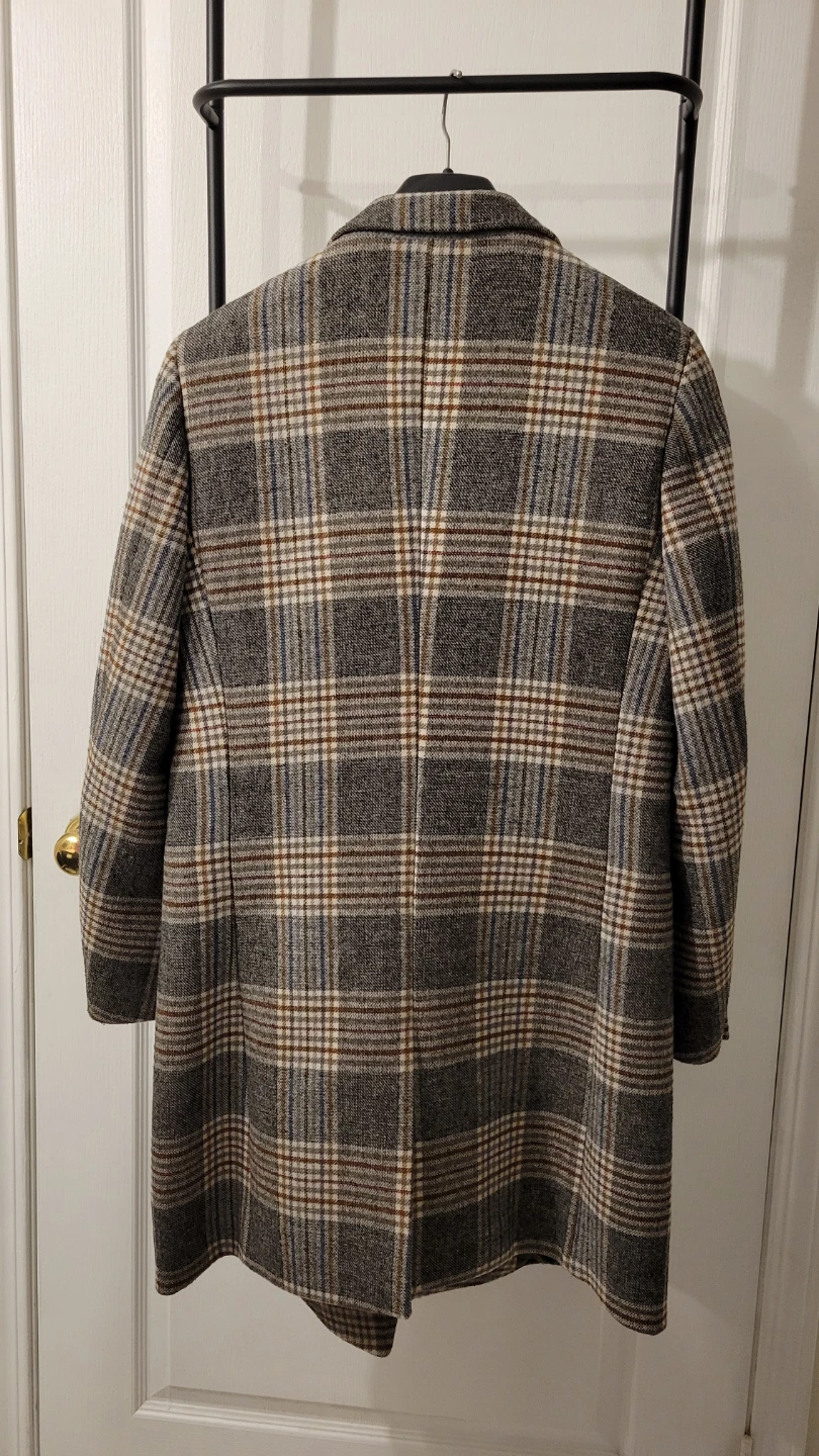 5cm Plaid Double-Breasted Blazer - Size S - photo 3
