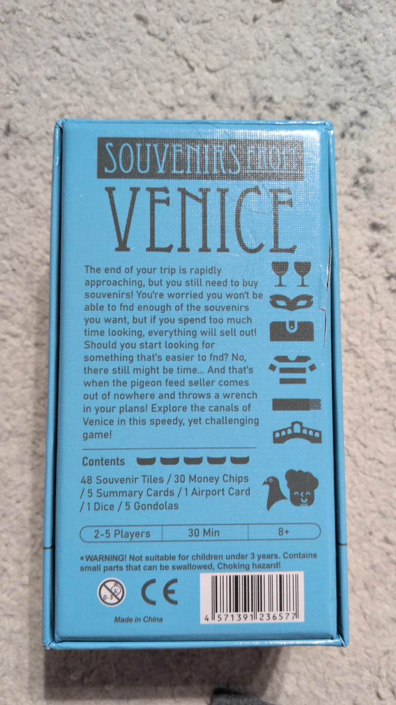 Souvenirs from Venice Board Game - photo 2