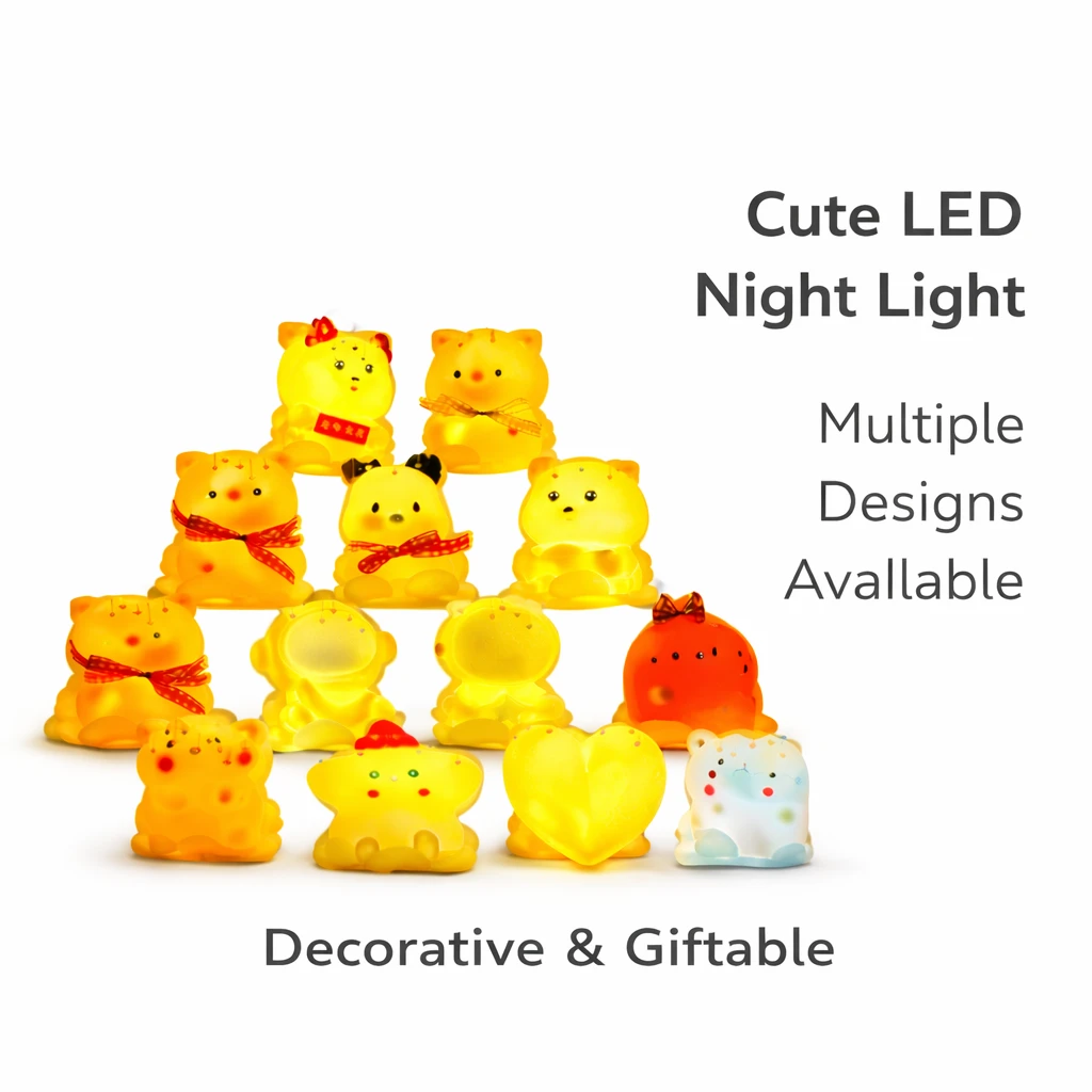 Cute LED Night Light - Multiple Designs Available - photo 2