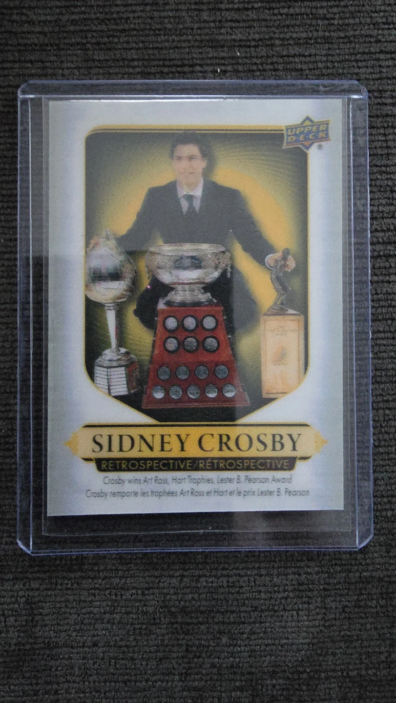 Upper Deck Sidney Crosby Retrospective Trading Card - photo 2