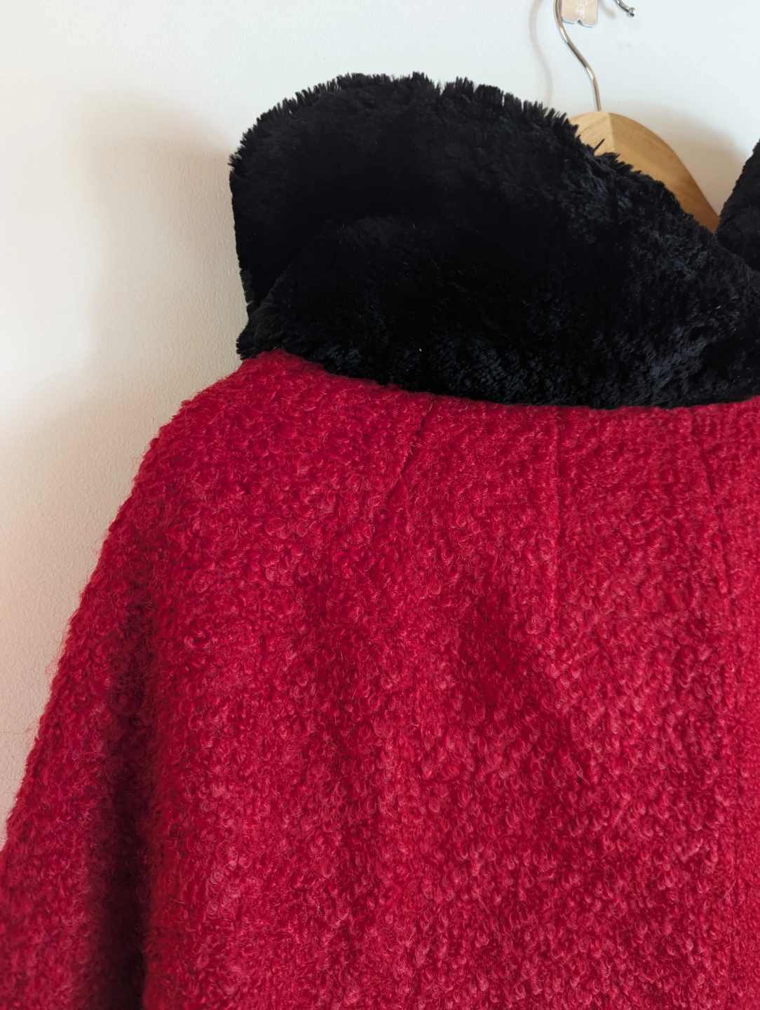 Vintage 60s red and fur winter cape 🥕 - photo 4