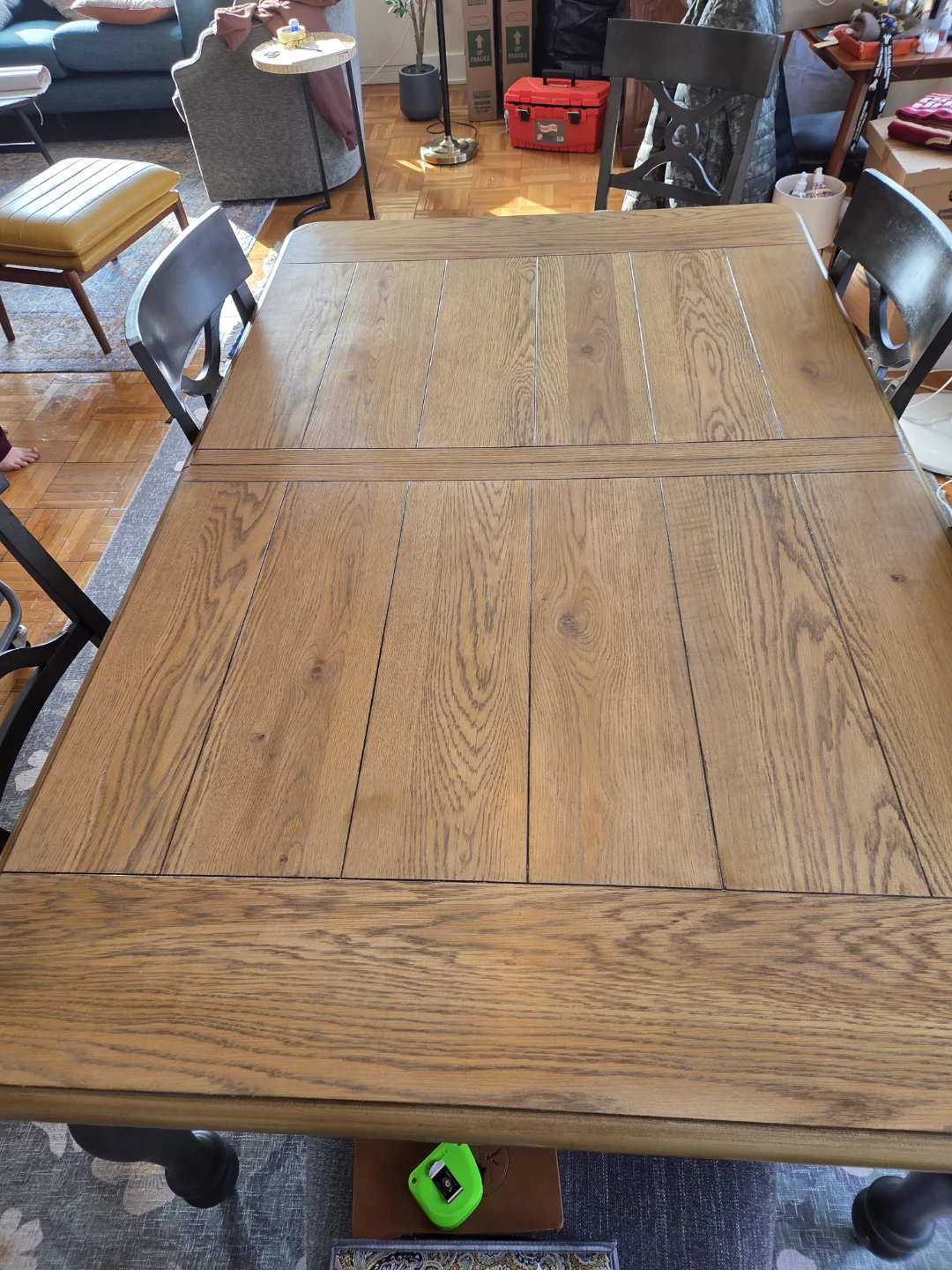 Wooden Dining Table and 6 Chairs Set - photo 2