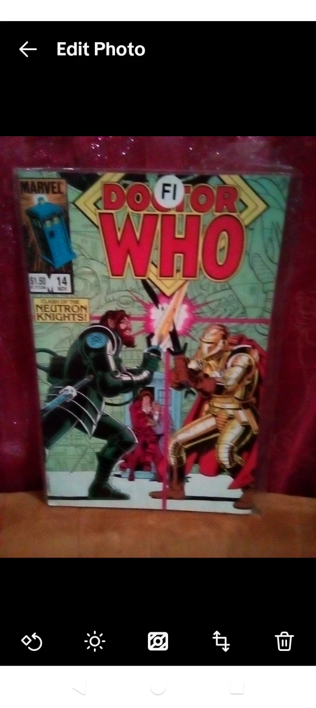 Marvel Doctor Who Vision Scarlet Witch Comic Book