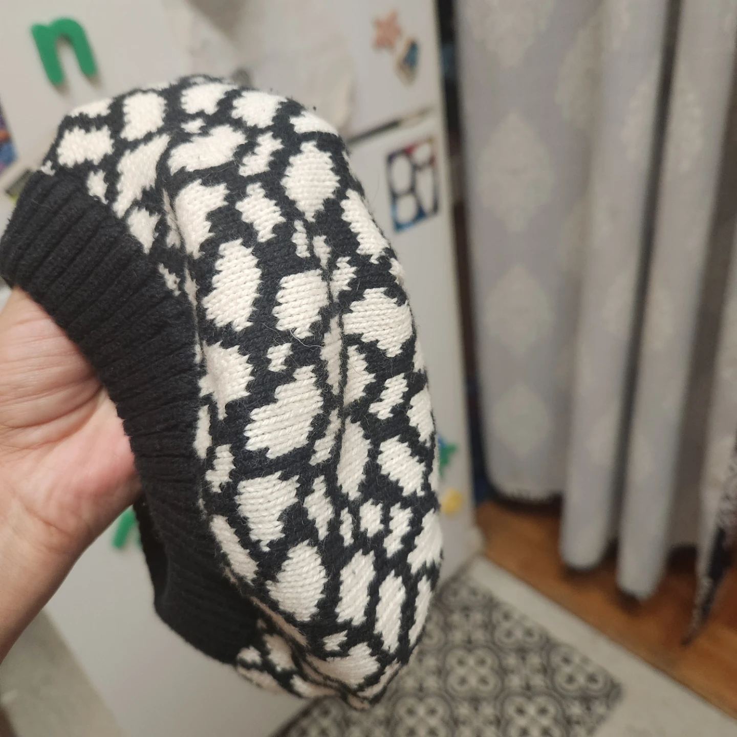 Black and White  Sweater Dress - photo 3