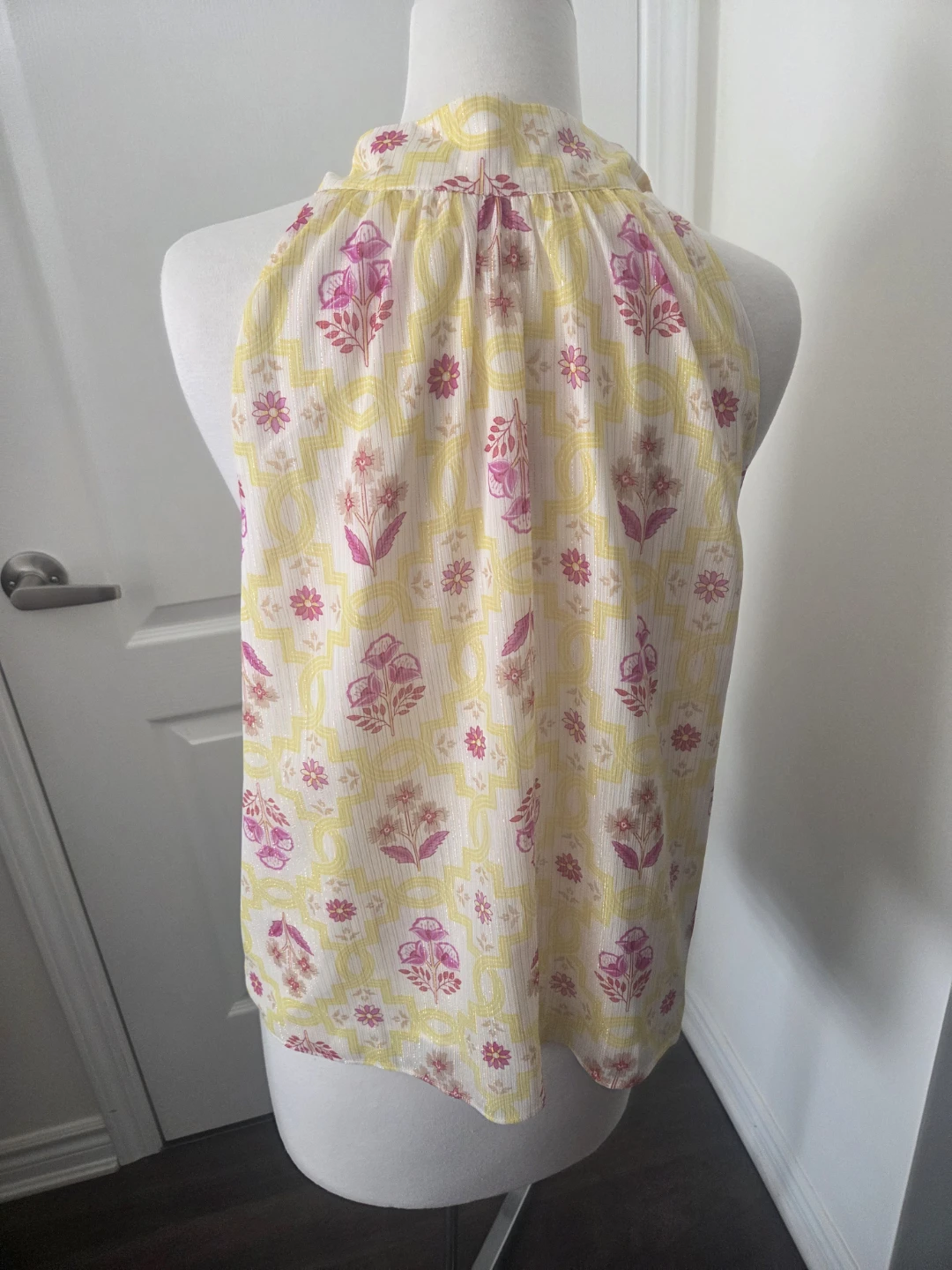 Women's Halter Neck Floral Print Top - photo 2