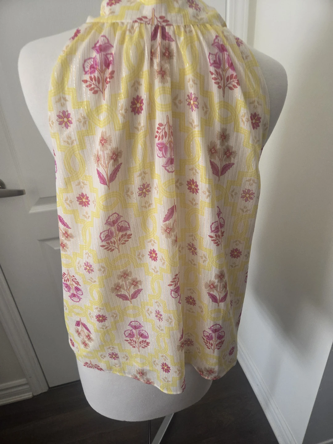 Women's Halter Neck Floral Print Top - photo 4