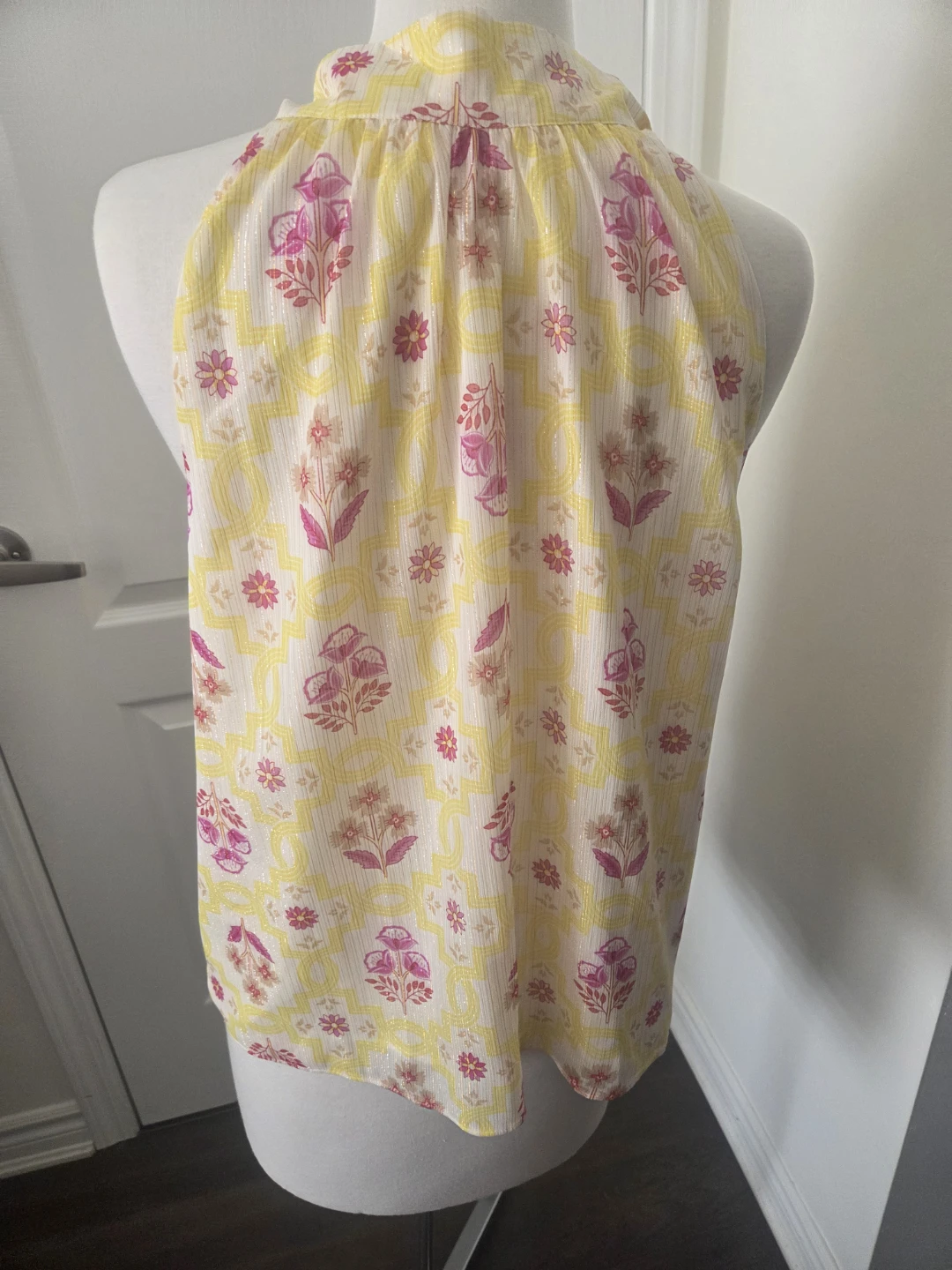Women's Halter Neck Floral Print Top - photo 5