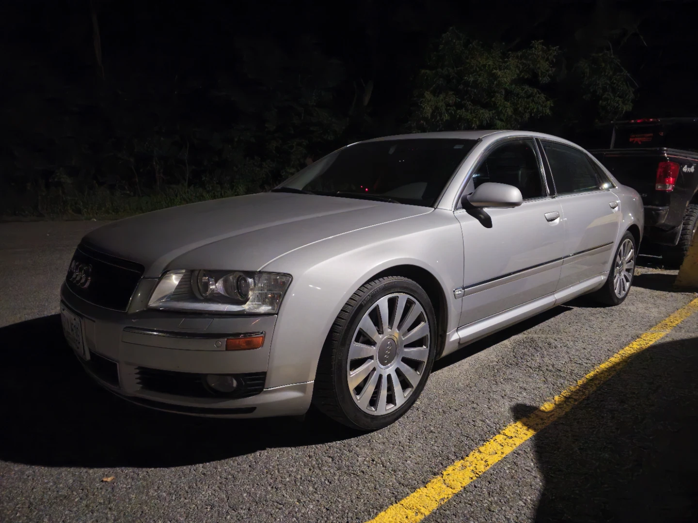 19" audi a8 forged aluminum wheels with brand new summer tires