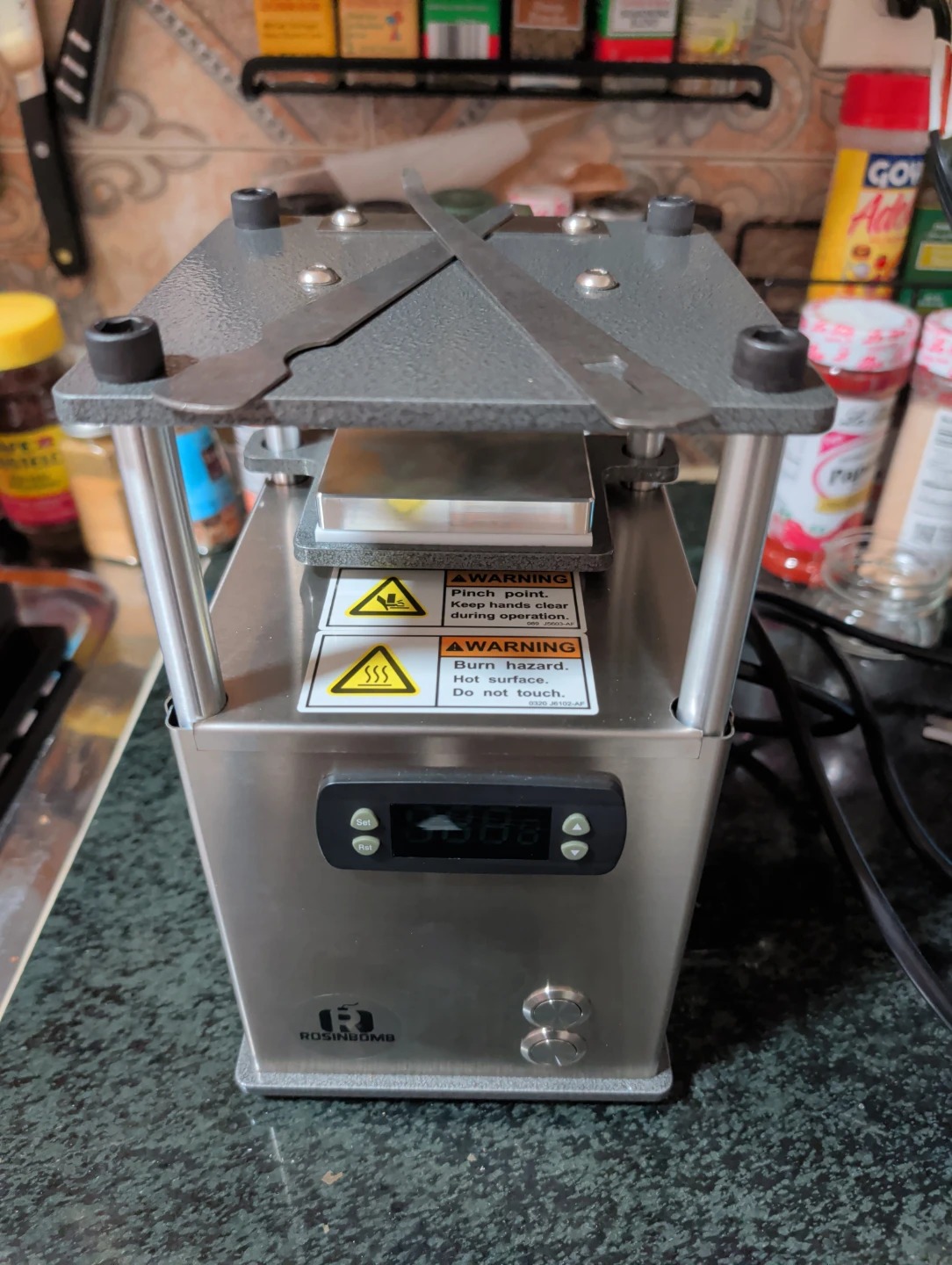 RosinBomb Rocket Small Electric Rosin Press - photo 4
