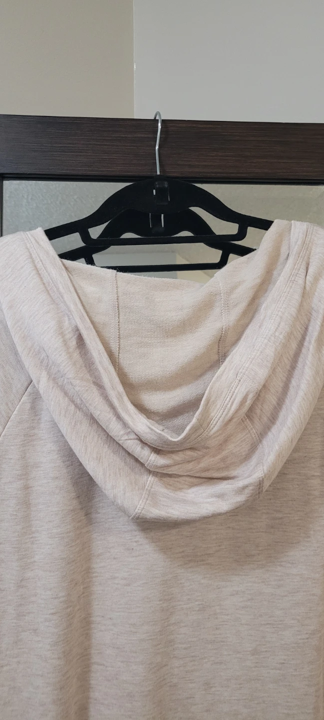 Hyba Women's Beige Cross-Front Hoodie Sweatshirt Size 2X 🏆 - photo 5