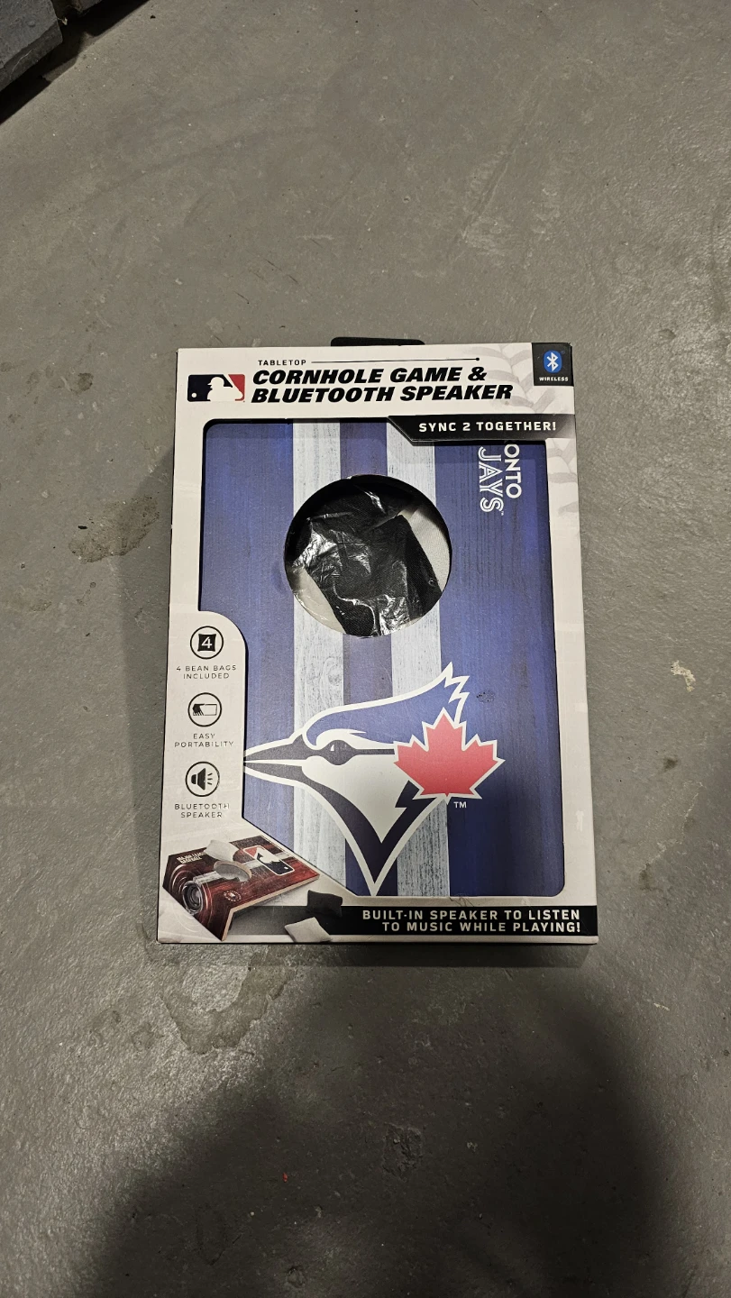 Toronto Blue Jays Cornhole Beanbag Game & Bluetooth Speaker 🏆 - photo 2
