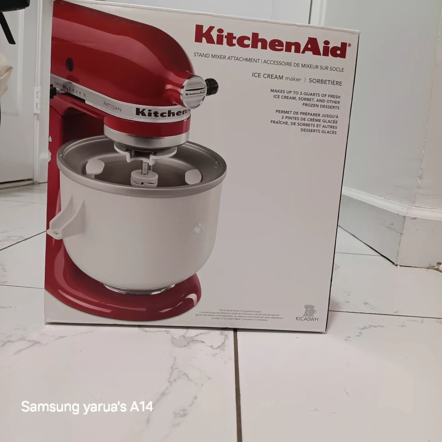 KitchenAid Ice Cream Maker Stand Mixer Attachment