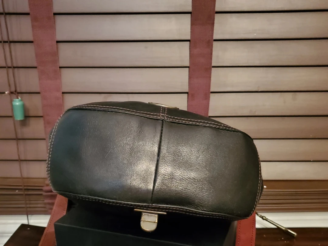 FOSSIL Leather Saddle Bag - photo 4