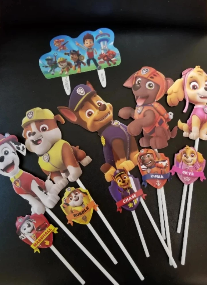 Paw Patrol Cake Toppers - 11Pieces 🏆