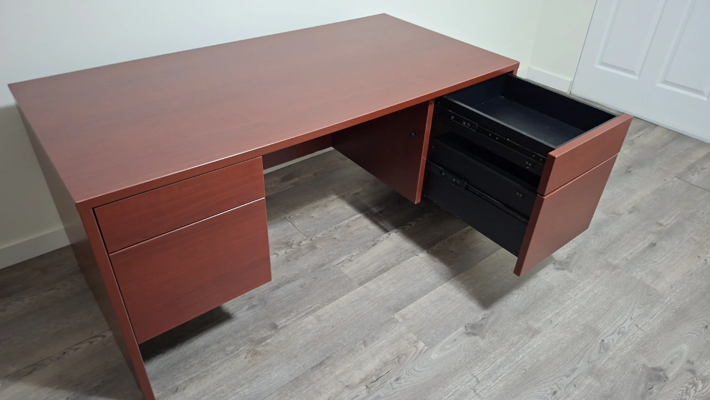 Office Desk with Drawers - photo 2