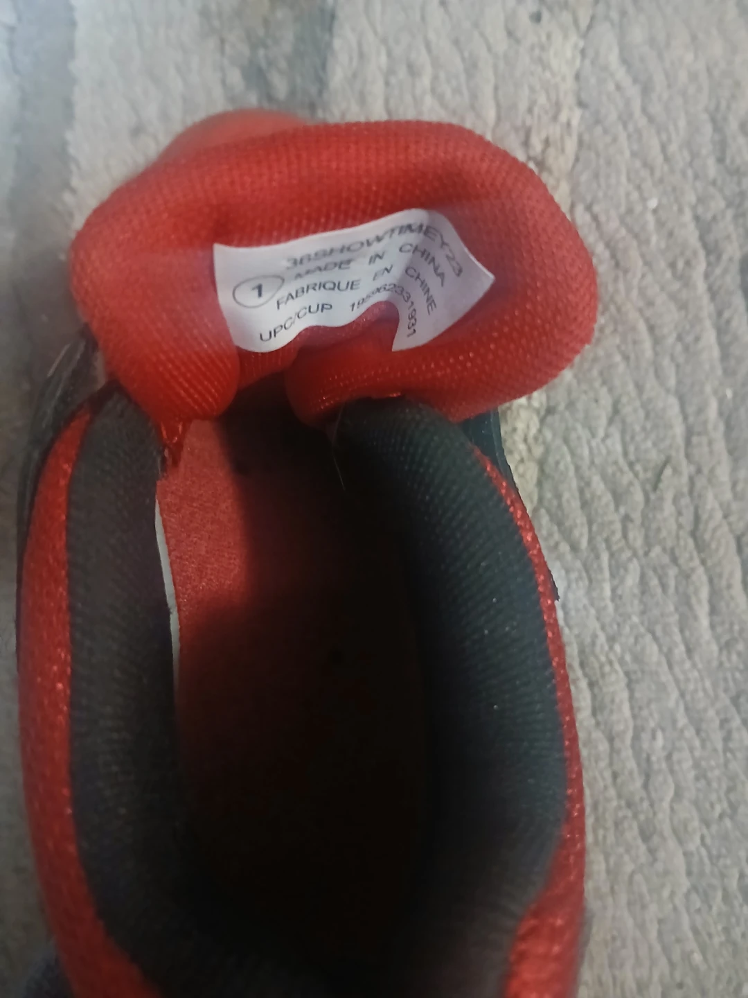 AND1 Red and Black Youth Running Shoes - photo 2
