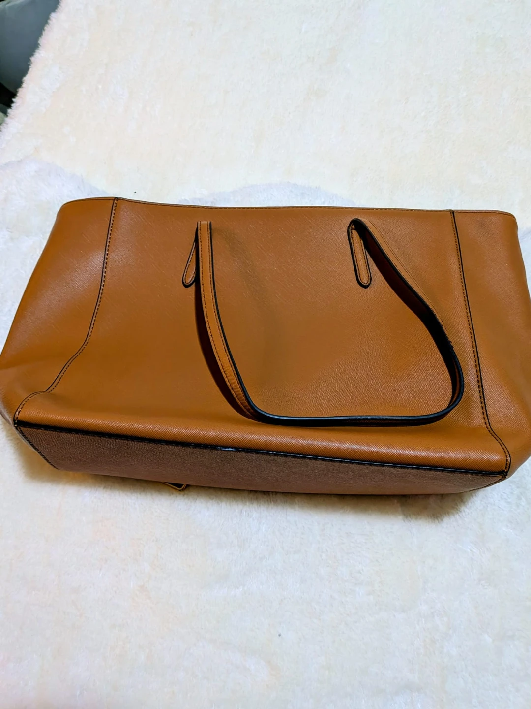 ALDO Tan Faux Leather Tote Bag - photo 3