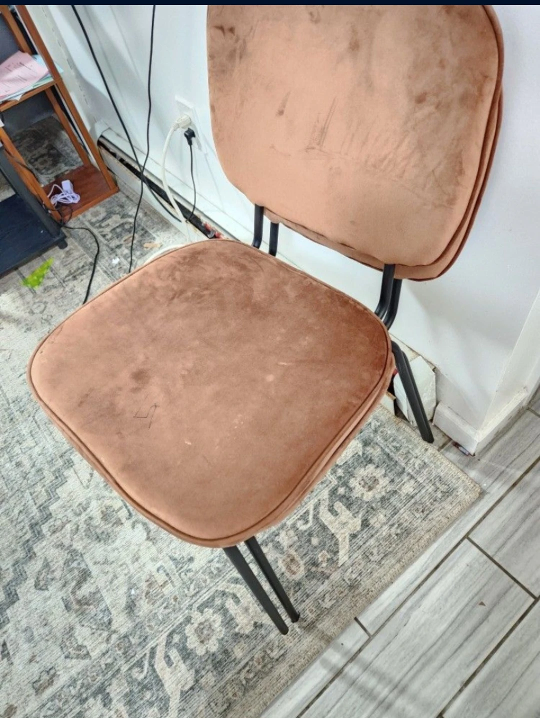 Set of 2 Velvet dining  Accent Chairs - photo 3
