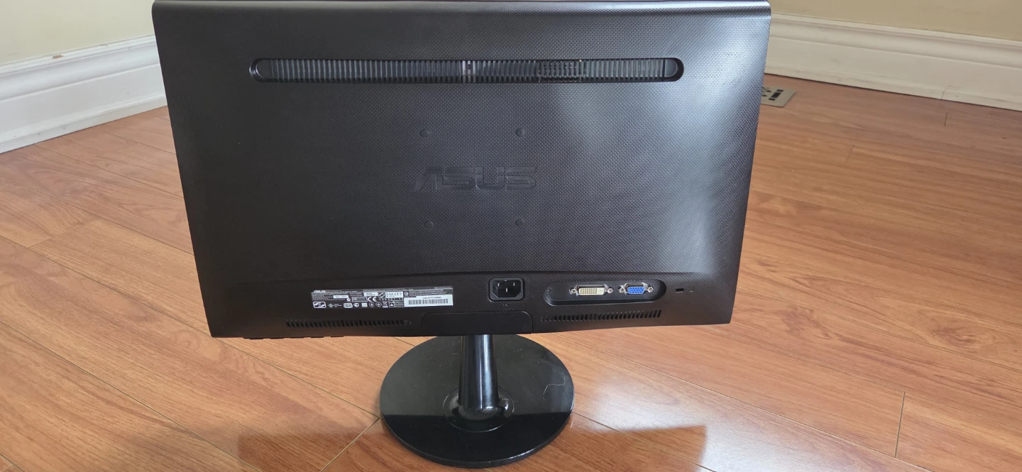 ASUS Monitor and Dell OptiPlex Desktop Computer