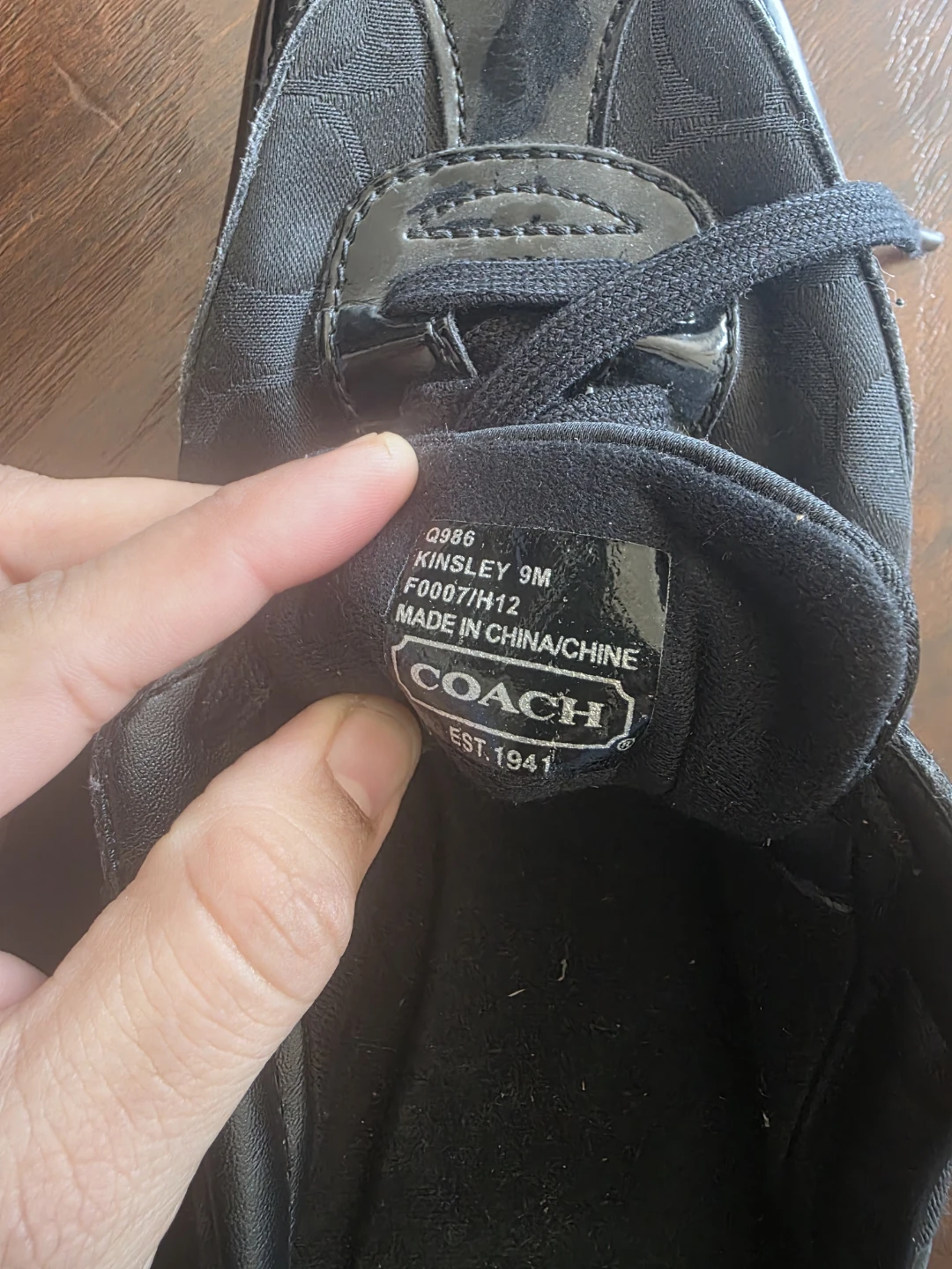 Women Coach Kinsley Black  Sneakers"🧡" - photo 4