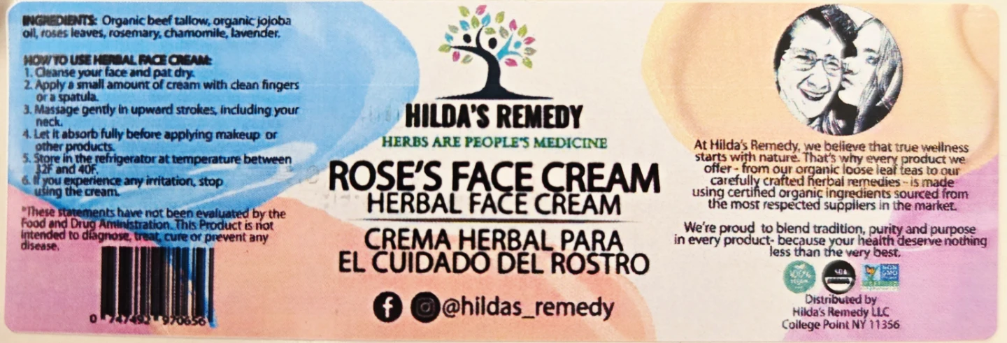 Organic  Herbal Face Cream 4.5oz - photo 2