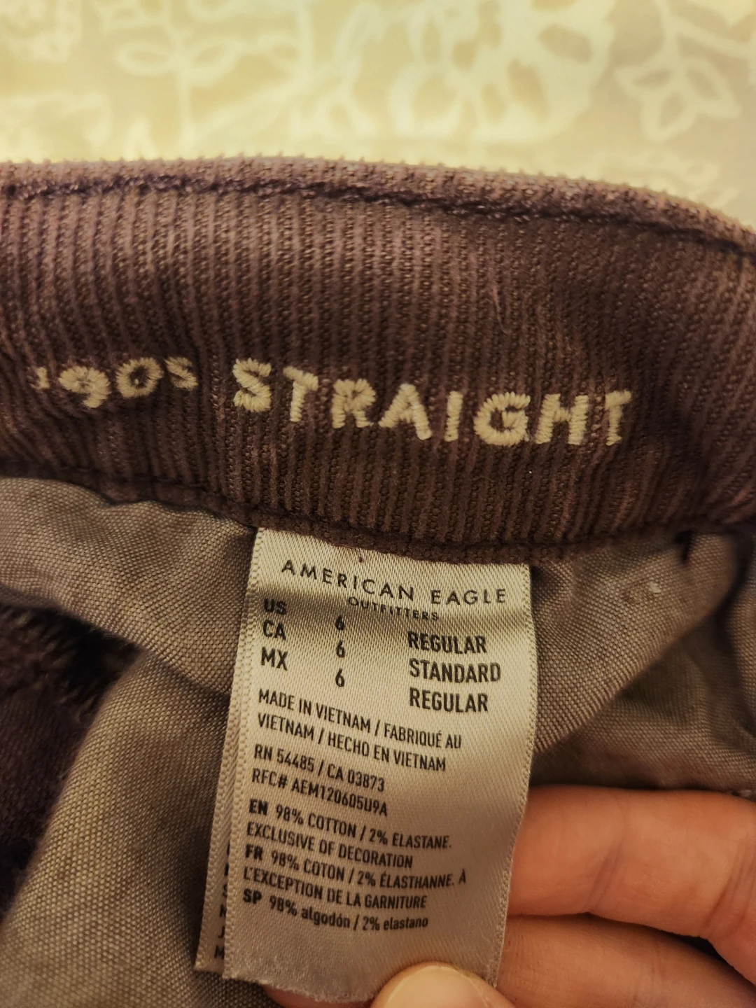 American Eagle 90s straight corduroy pants (Women's 6) - photo 2