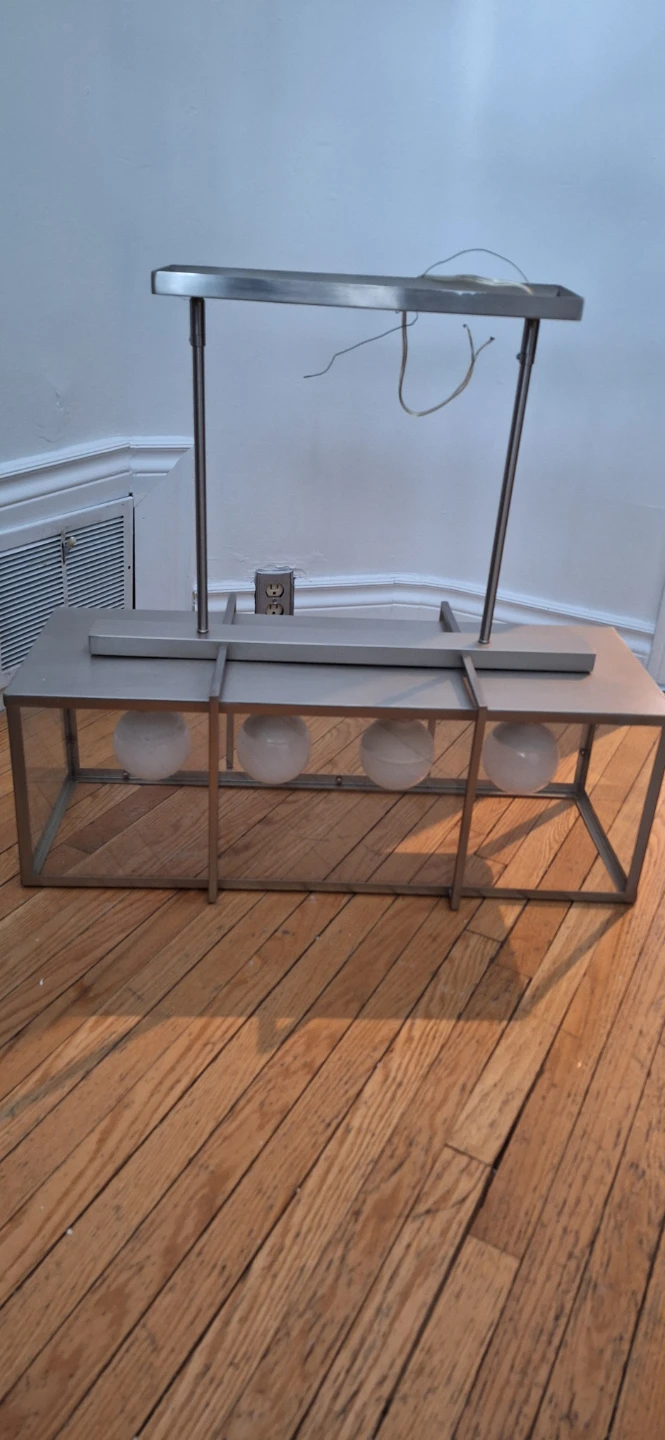 Modern Rectangular Pendant Light Fixture