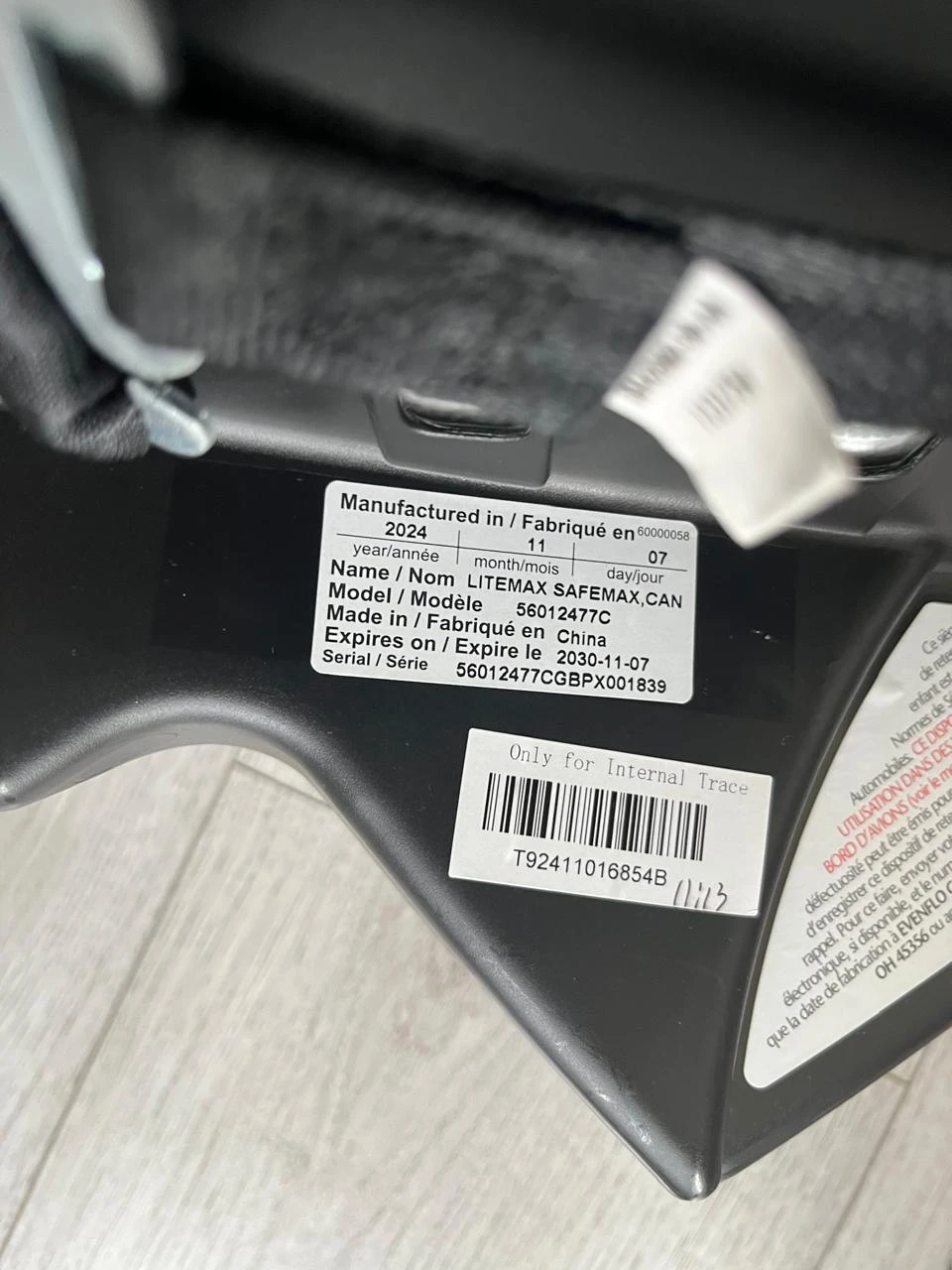Evenflo Litemax Safemax CAN Infant Car Seat - photo 2