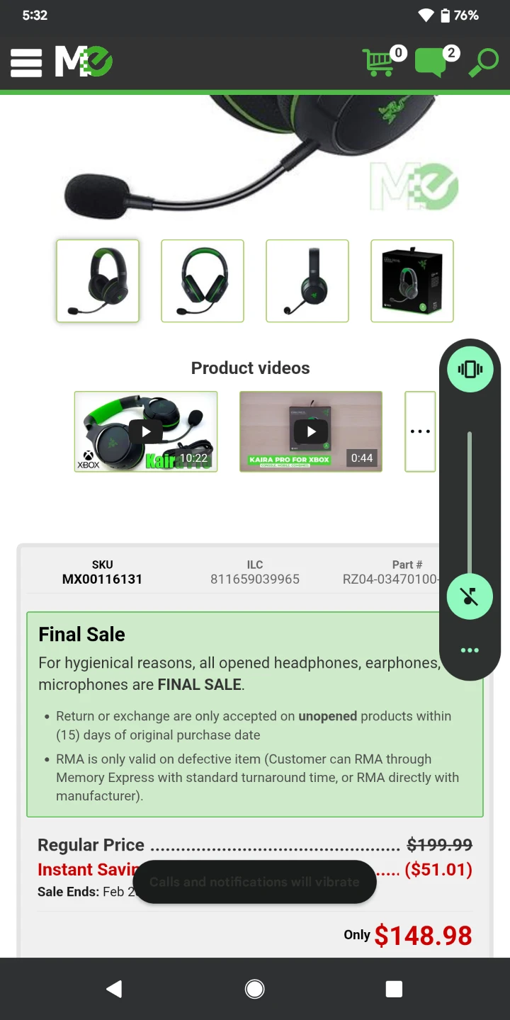 Razer Kiara Pro wireless bluetooth Gaming Headset🏆 - photo 2