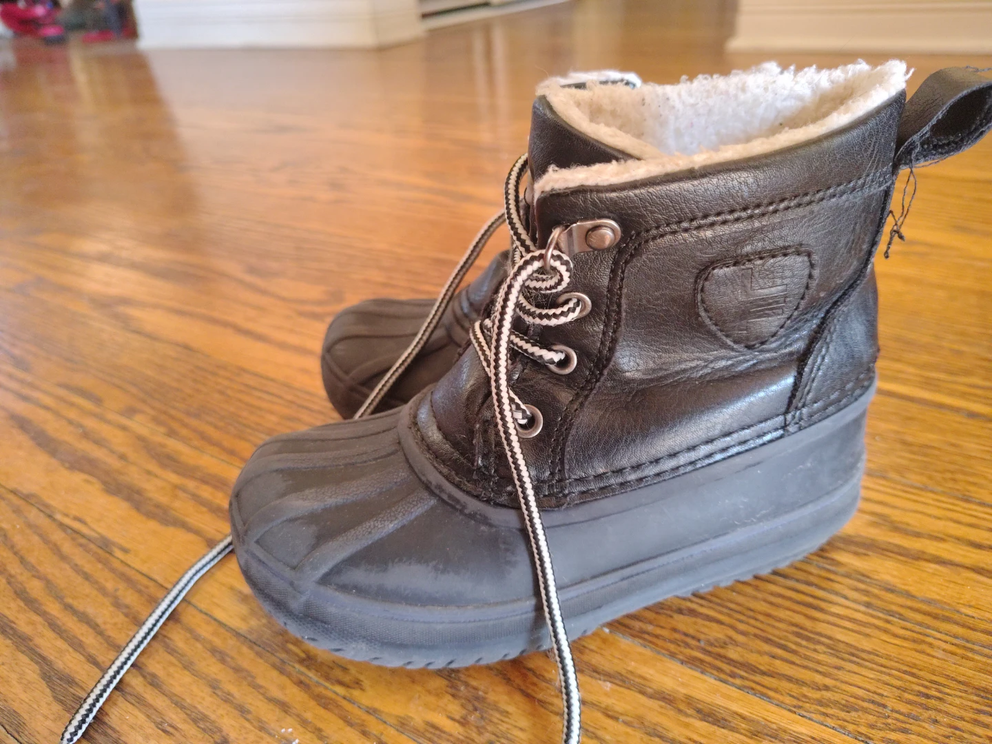 Black Winter Boots with Fleece Lining - photo 2